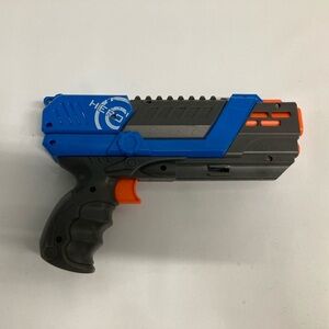 Youth Foam Dart Blaster Pistol - Blue, Gray & Orange